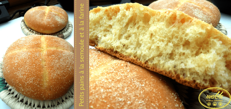 Lire la suite à propos de l’article Petits pains à la semoule et à la farine