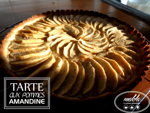 Lire la suite à propos de l’article Tarte aux pommes amandine