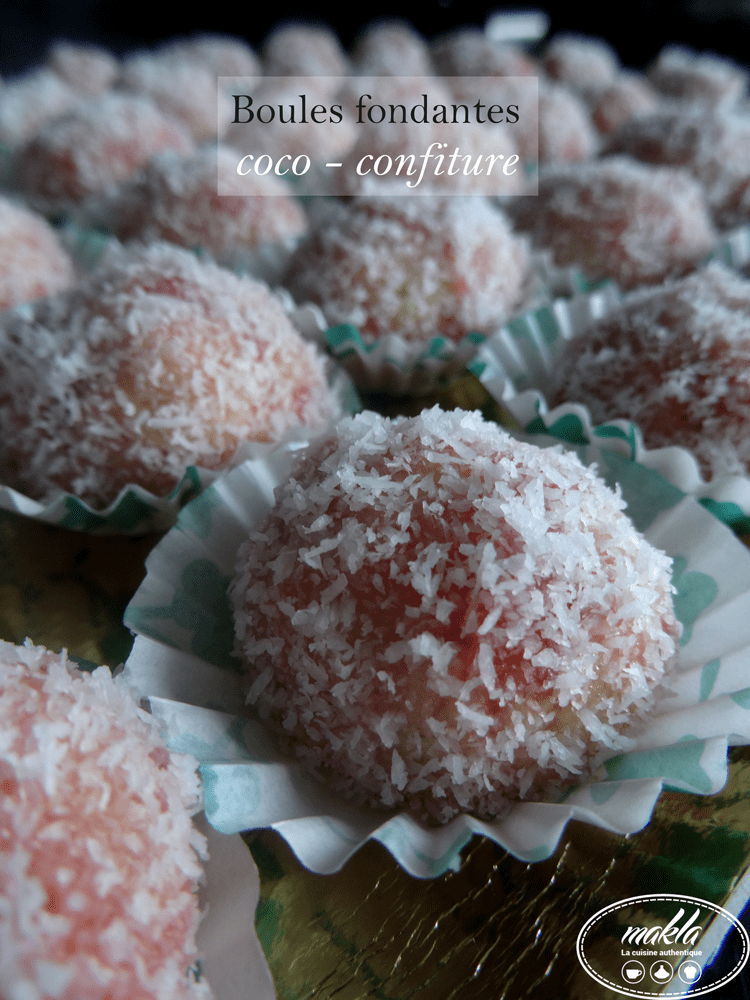 Lire la suite à propos de l’article Boules fondantes à la coco & confiture