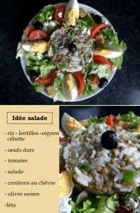 Lire la suite à propos de l’article Salade | Riz – Lentilles – Crudités