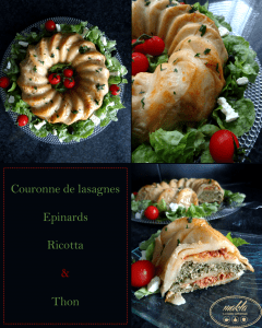 Lire la suite à propos de l’article Couronne de lasagnes | Epinards – Thon – Ricotta