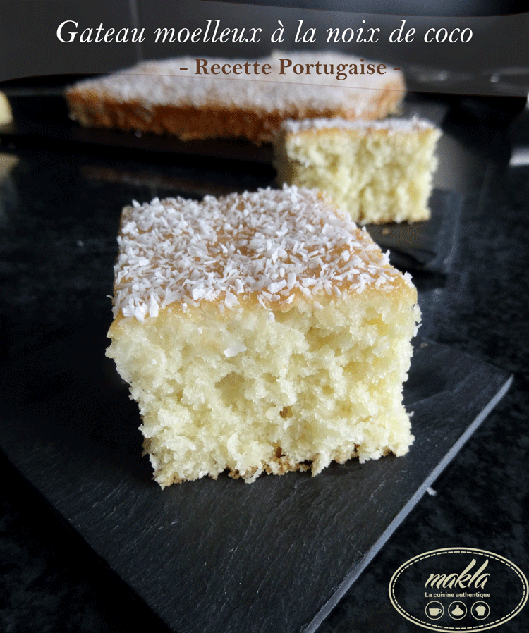 Recette Gâteau à la noix de coco râpée