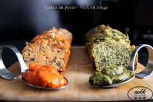 Lire la suite à propos de l’article Cakes au pesto | Aubergine pesto rosso & épinards pesto verde