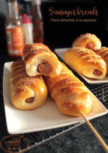 Lire la suite à propos de l’article Hotdogs rolls – Pains briochés à la saucisse