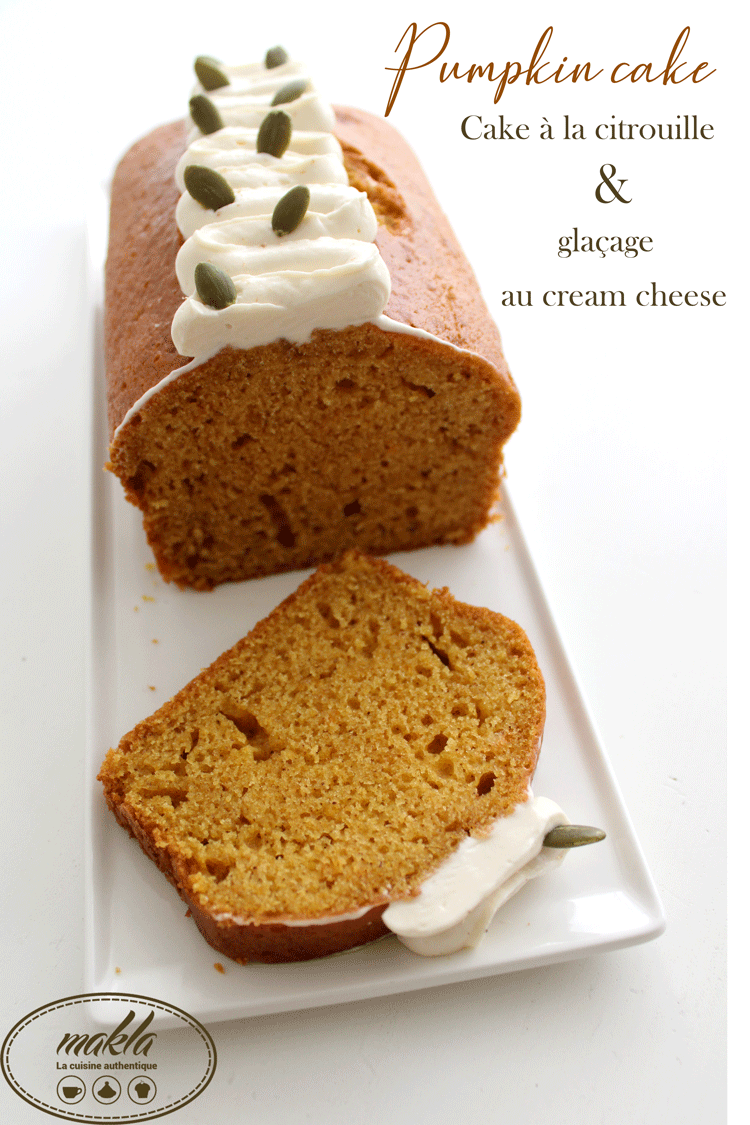 Lire la suite à propos de l’article Pumpkin Bread – Cake à la citrouille et glaçage au cream cheese