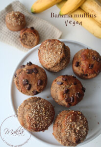 Lire la suite à propos de l’article Banana muffins healthy et vegan | Option sans gluten