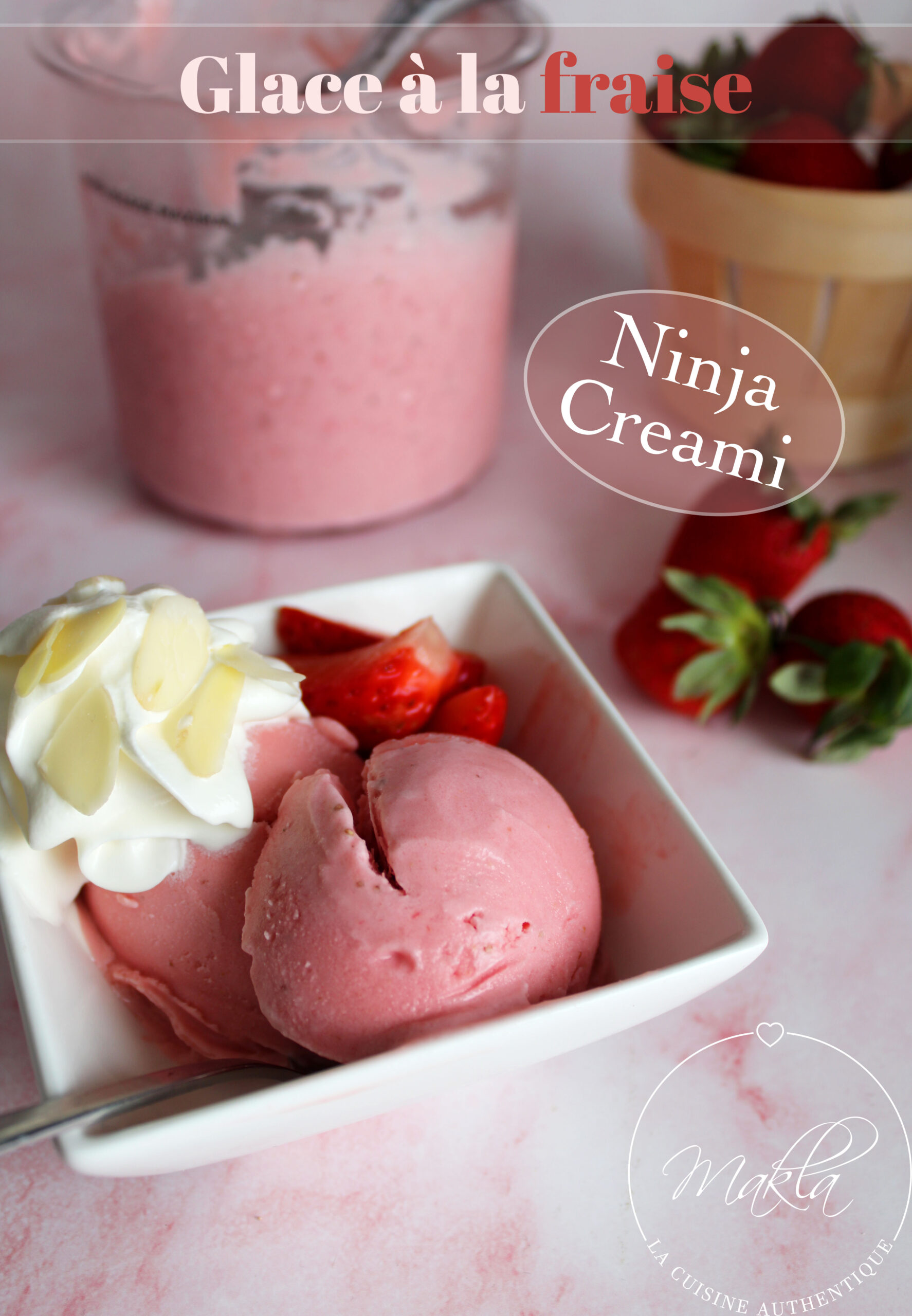 Lire la suite à propos de l’article Glace à la fraise | Ninja Creami