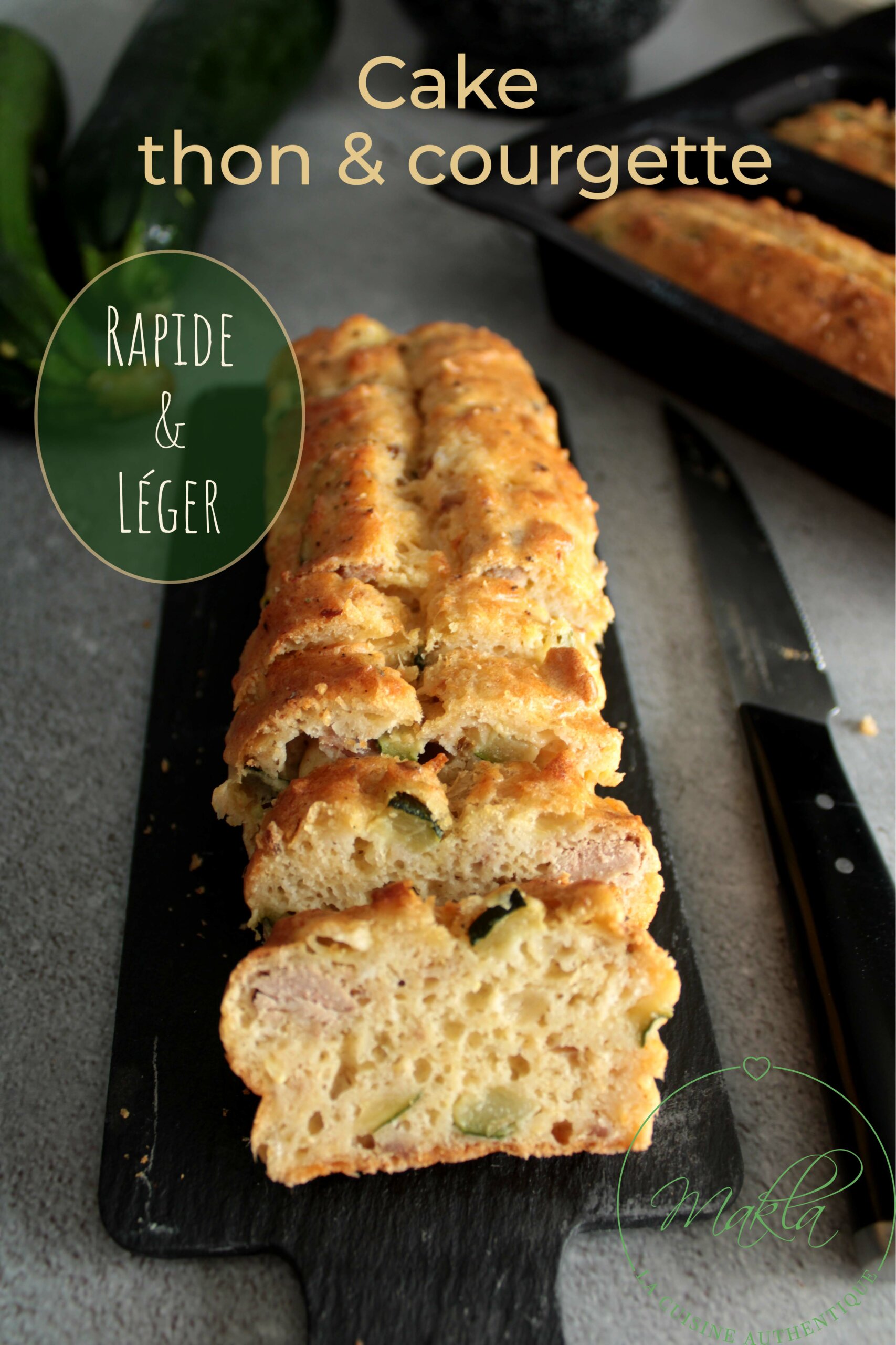 Lire la suite à propos de l’article Cake au thon et à la courgette | Rapide et léger