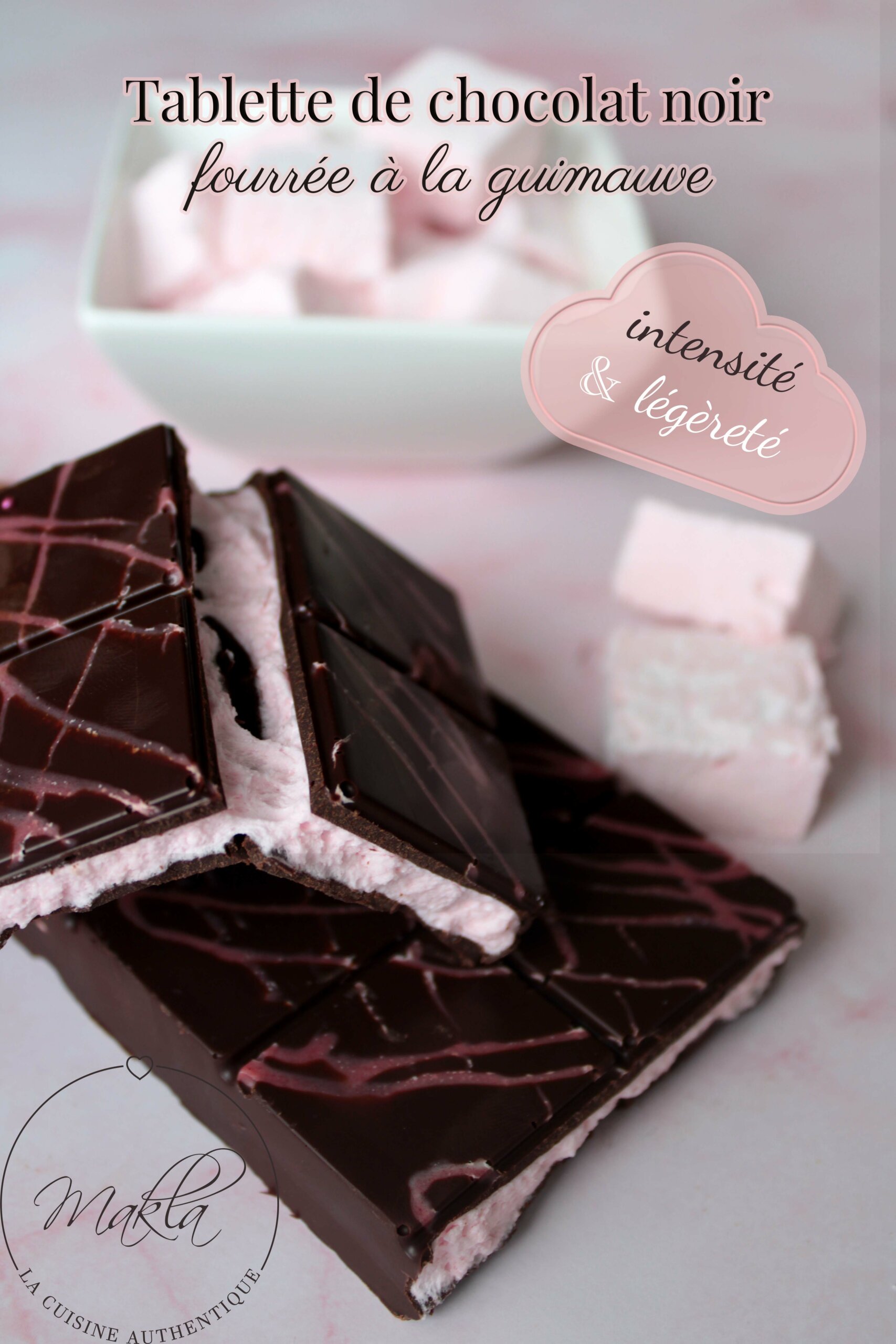 Lire la suite à propos de l’article Marshmallow chocolate bar | Tablette de chocolat à la guimauve