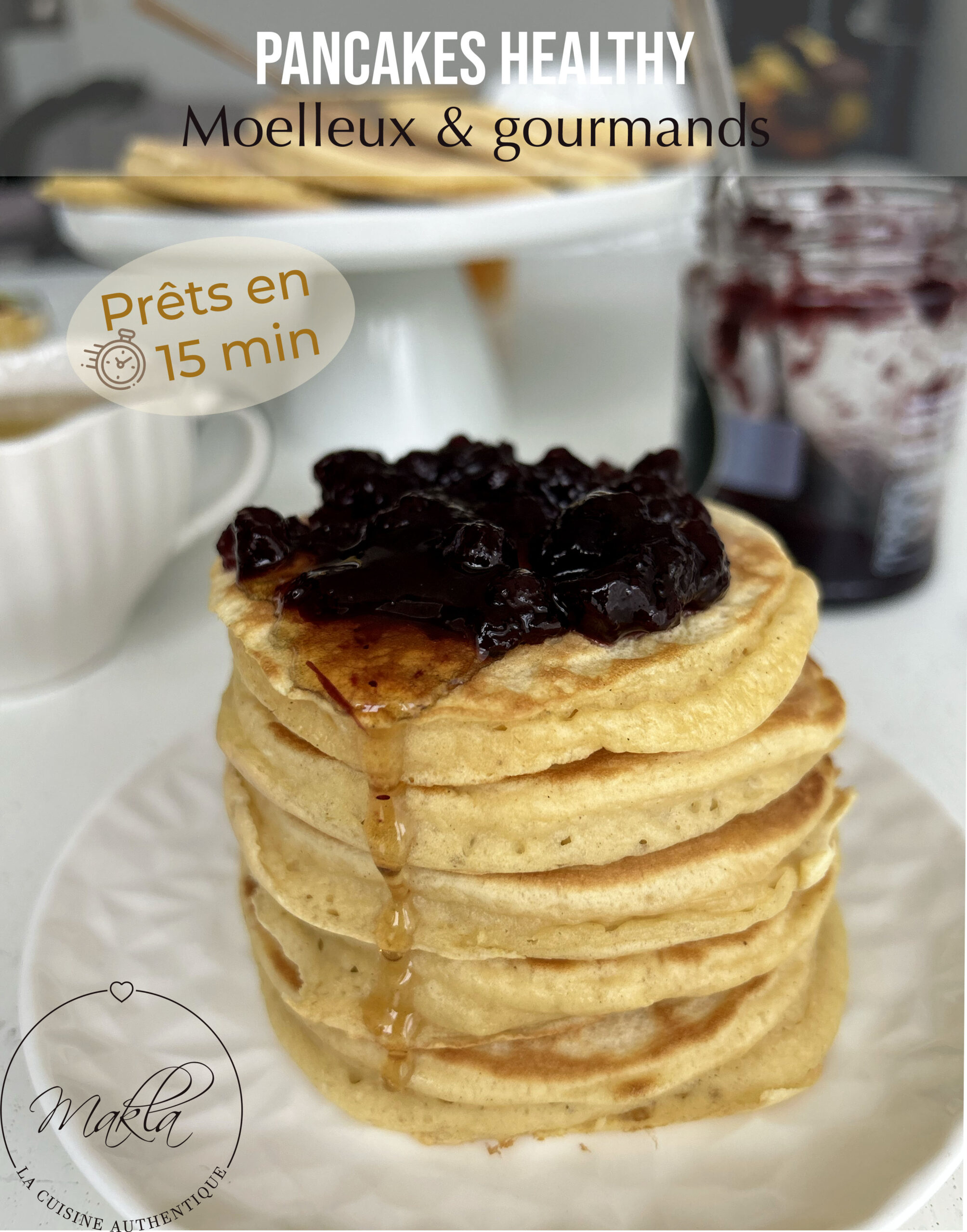 Lire la suite à propos de l’article Pancakes healthy | Moelleux & gourmands